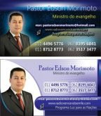 cartão de visita pastor missionarios